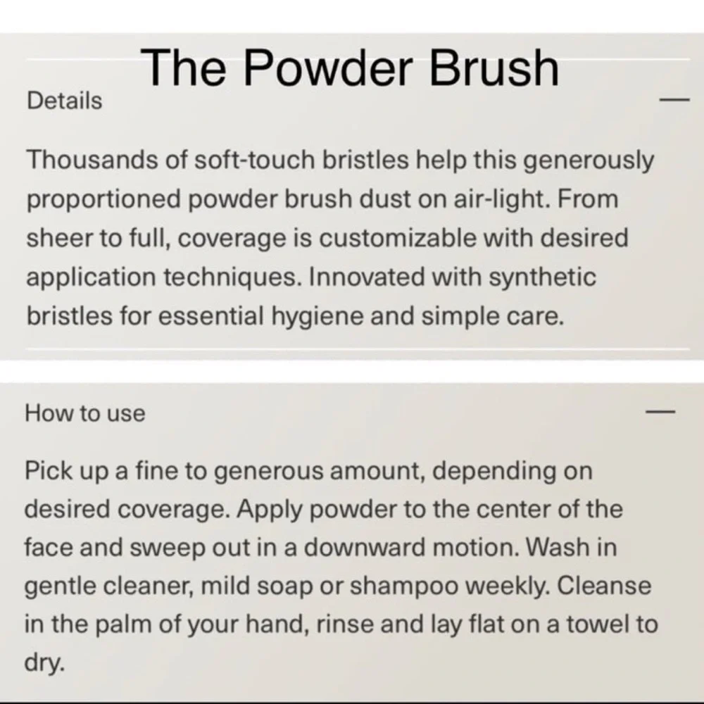 La Mer The Powder Brush    ~NEW~ -Great for Loose Powder